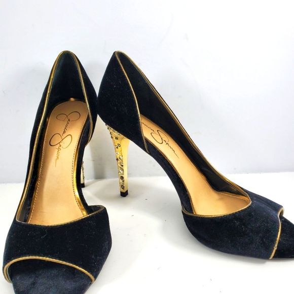 Peep Toe Pump by JESSICA SIMPSON. Size 9.5. S844 - Picture 1 of 6